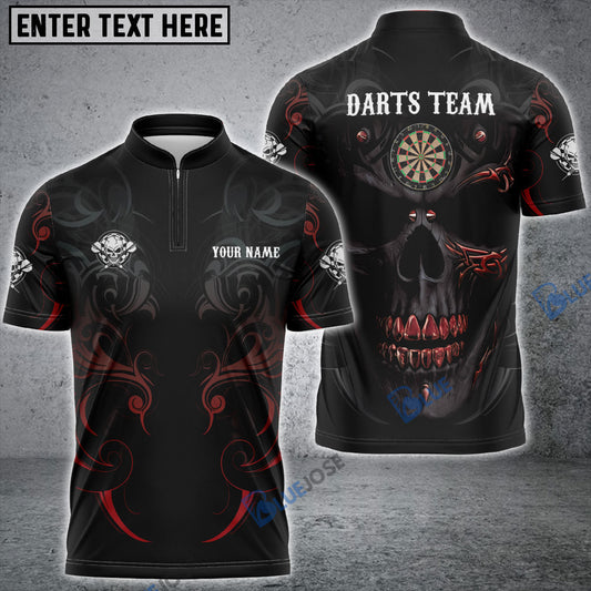 BlueJose Viking Tattoo Skull Custom Darts Shirts