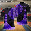 BlueJoses Bowling And Pins Aztec Sun Customized Name 3D Shirt ( 6 Colors)