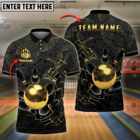 BlueJose Bowling And Pins Changing The Time Customized Name 3D Shirt ( 6 Colors)