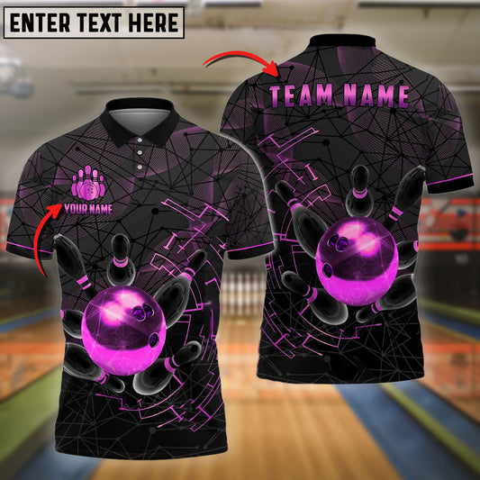 BlueJose Bowling And Pins Changing The Time Customized Name 3D Shirt ( 6 Colors)
