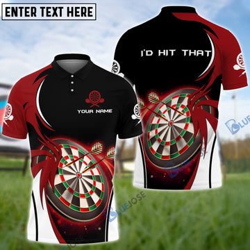 BlueJose I'D Hit That Darts Personalized Name 3D Shirt