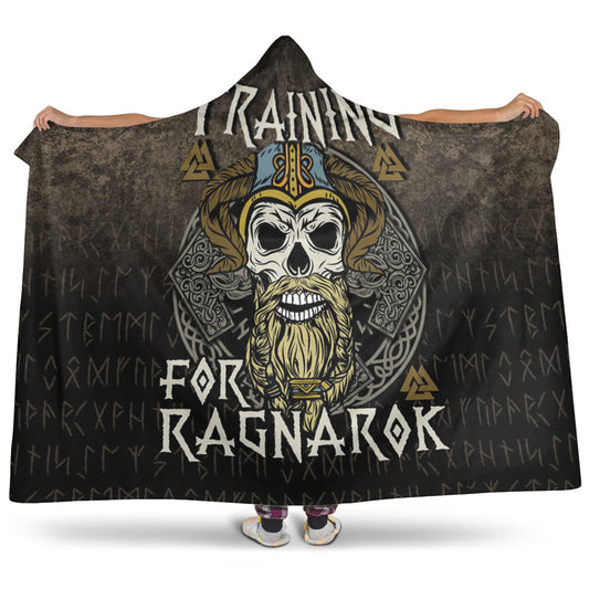 VikingStyle Hooded Blanket - Training For Ragnarok Hooded Blanket A7