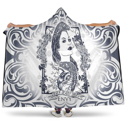 VikingStyle Hooded Blanket - Envy! Seven Deadly Sins Celtic Tattoo Hooded Blanket A35