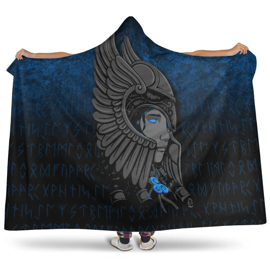 VikingStyle Hooded Blanket - Shield Maiden Hooded Blanket A7