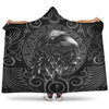 VikingStyle Hooded Blanket - Raven Celtic Style Hooded Blanket A35