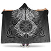 VikingStyle Hooded Blanket - Two Raven Celtic Shield Maiden Hooded Blanket A95