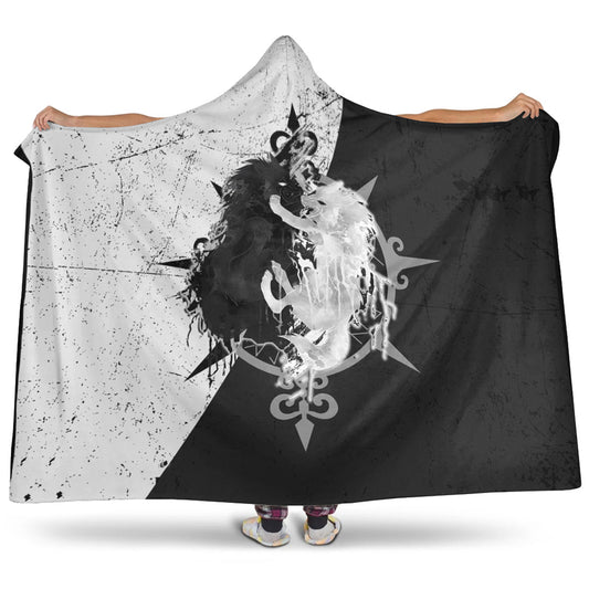 VikingStyle Hooded Blanket - Skoll and Hati Fighter HS Hooded Blanket A35