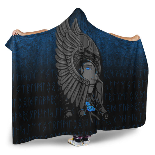 VikingStyle Hooded Blanket - Shield Maiden Hooded Blanket A7