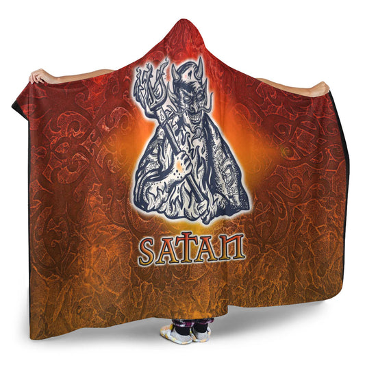 VikingStyle Hooded Blanket - Satan Celtic Hooded Blanket A35