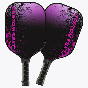 BlueJose Purple Customized Name Pickleball Paddle