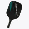 BlueJose Black And Cyan Customized Name Pickleball Paddle