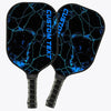 BlueJose Blue Thunder Lightning Customized Name Pickleball Paddle