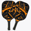 BlueJose Orange Tournaments Customized Name Pickleball Paddle