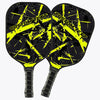 BlueJose Yellow Green Tournaments Customized Name Pickleball Paddle