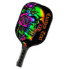 BlueJose Colorful Skull And Rose Flowers Ver 2 Customized Name Pickleball Paddle