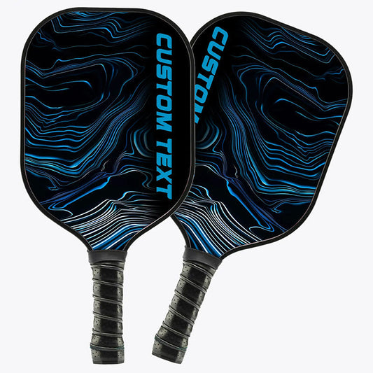 BlueJose Blue Wave Customized Name Pickleball Paddle