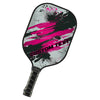 BlueJose Pink Grunge Customized Name Pickleball Paddle