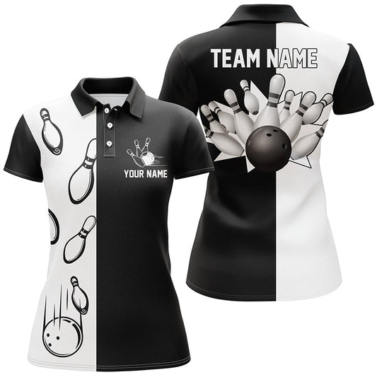 BlueJose Bowling All Style Customized Name 3D Shirt For Women