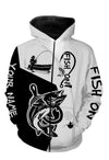 BlueJose Walleye Fish On Custome Name 3D Hoodie