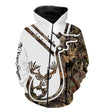 BlueJose Duck Deer Hunting And Fishing Custom Name 3D Hoodie