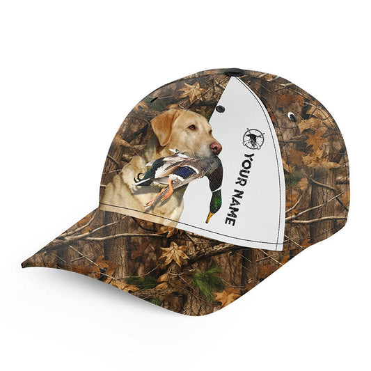 BlueJose Custom Name Duck hunting & Labrador Retriever 3D Cap