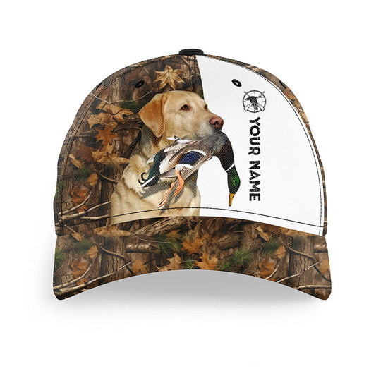 BlueJose Custom Name Duck hunting & Labrador Retriever 3D Cap
