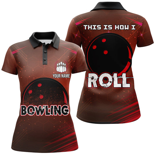 BlueJose Bowling This Is How I Roll Personalized All Over Printed Shirt For Women