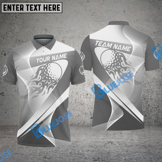 BlueJose Golf Fire ADN Customized Name, Team Name 3D Shirts (4 Colors)