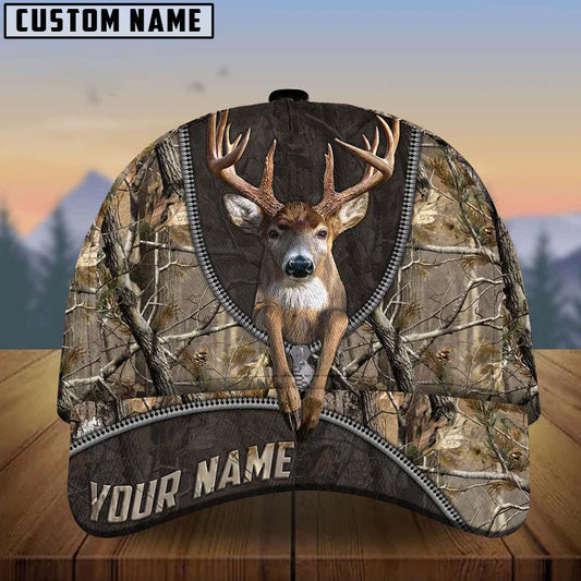 BlueJose Deer And Zipper Collab Artist Multicolor Personalized Cap