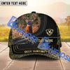 BlueJose Camouflage Deer Hunting Hexagon Pattern Personalized Name Cap ( 4 Colors )