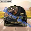 BlueJose Camouflage Moose Hunting Hexagon Pattern Personalized Name Cap ( 4 Colors )