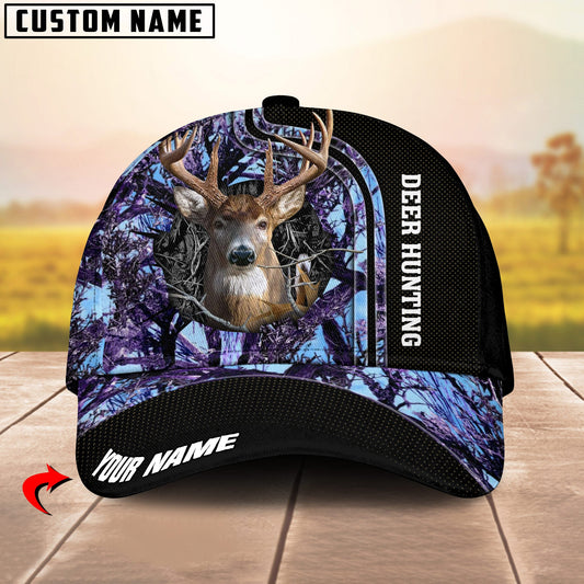 BlueJose Camo Deer Hunting Pursuit Multicolor Personalized Cap