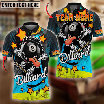 BlueJose Billiards Funny 8 Ball Pool Personalized Shirt