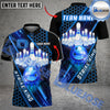 BlueJose Bowling And Pins Strike King Customized Name 3D Shirt (4 Colors)
