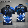 BlueJose Bowling And Pins Flame Fenrir Customized Name 3D Shirt (4 Colors)