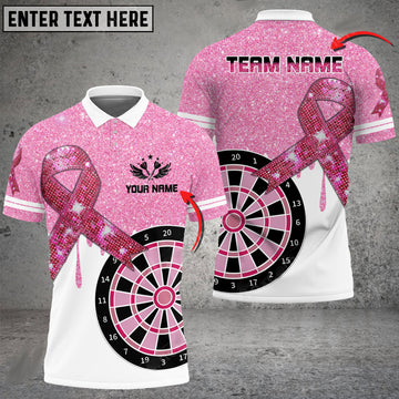 BlueJose Darts Breast Cancer Awareness Personalized Shirt