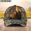 BlueJose Woodland Majesty Hunting Deer Grass Camo Pattern Multicolor Personalized Cap