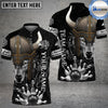 BlueJose Bowling And Pins Wolf Viking Warrior Customized Name 3D Shirt (4 Colors)