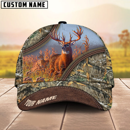 BlueJose Deer Hunting Camouflage And Outdoor Scenery Multicolor Personalized Cap