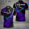 BlueJoses Bowling And Pins Flame Sport Jersey Multicolor Customized Name 3D Shirt ( 4 Colors )