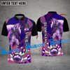 BlueJoses Bowling And Pins Colorful Wolf Customized Name, Team Name 3D Shirt ( 2 Colors )