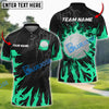 BlueJose Golf Break The Darkness Customized Name, Team Name 3D Shirts (4 Colors)