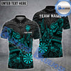 BlueJose Darts Maori Dragon Flame Personalized Name 3D Shirt (4 Colors)