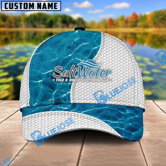 BlueJose Custom Fishing Blue Water Cap For  Rod B