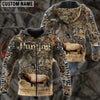 BlueJose Customized Name Elk Hunting 3D Shirts