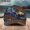 BlueJose Moose Hunting Camo Pattern Multicolor Personalized Cap