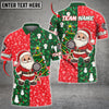 BlueJose Darts Merry Christmas Santa Multicolor Option Customized Name 3D Shirt (3 Colors)