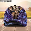 BlueJose Moose Hunting Line Camo Pattern Personalized Name Cap ( 5 Colors )