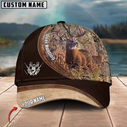 BlueJose Deer Hunting Camo Pattern Multicolor Personalized Cap