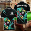 BlueJose Billiards Light Premium Pattern Personalized Name, Team Name Unisex Shirt ( 4 Colors )